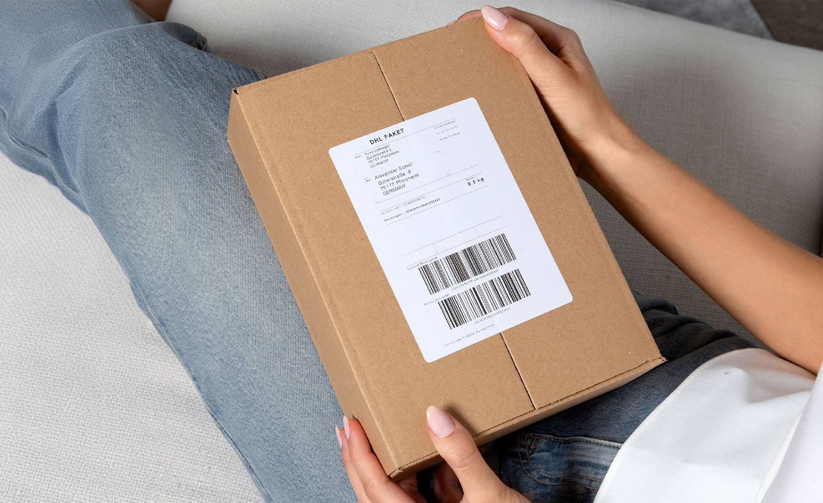 Unauffälliger Versand in neutralem Versandkarton