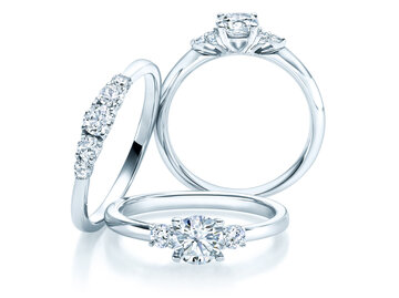 Verlobungsringe mit mehreren Diamanten