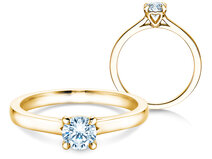 Verlobungsring Romance in 14K Gelbgold mit Diamant 0,50ct G/SI