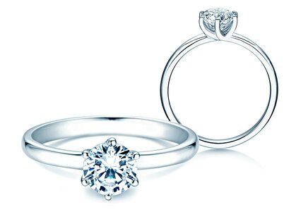 Verlobungsring Melody in Platin 950/- mit Diamant 1,25ct G/SI