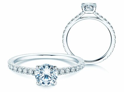 Verlobungsring Pure Diamond in Platin