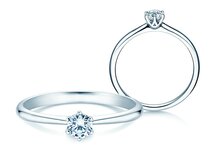 Verlobungsring Spirit in Platin 950/- mit Diamant 0,25ct G/SI