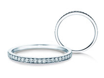 Verlobungsring Alliance in Platin 950/- mit Diamanten 0,21ct G/SI