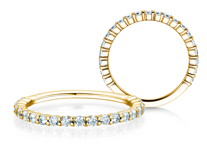 Verlobungsring Dawn in 14K Gelbgold mit Diamanten 0,53ct G/SI