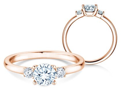 Verlobungsring Glory Petite Diamond in Roségold