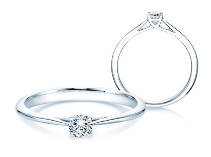 Verlobungsring Delight in Platin 950/- mit Diamant 0,20ct G/SI