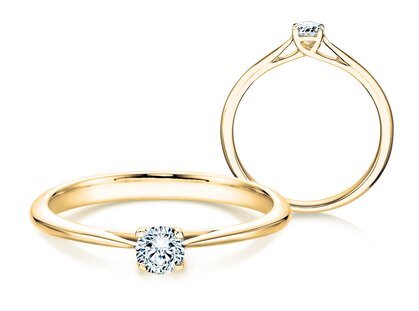 Verlobungsring Delight in 18K Gelbgold mit Diamant 0,25ct G/SI