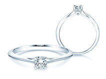 Verlobungsring Heaven 4 in Platin 950/- mit Diamant 0,25ct G/SI