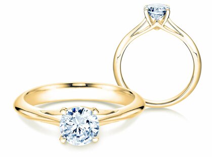 Verlobungsring Heaven 4 in 14K Gelbgold mit Diamant 1,00ct G/SI