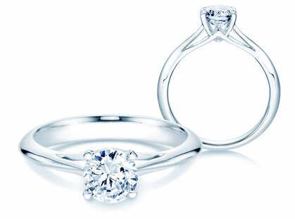 Verlobungsring Heaven 4 in Platin 950/- mit Diamant 1,00ct G/SI