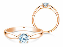 Verlobungsring Joy in 14K Roségold mit Diamant 0,50ct G/SI