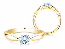 Verlobungsring Joy in 14K Gelbgold mit Diamant 0,50ct G/SI