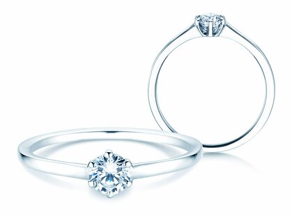 Verlobungsring Madison in Platin 950/- mit Diamant 0,25ct G/SI