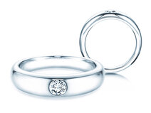 Verlobungsring Promise in Platin 950/- mit Diamant 0,25ct G/SI