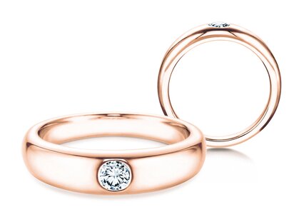 Verlobungsring Promise in Roségold