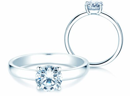 Verlobungsring Pure in Platin 950/- mit Diamant 1,00ct G/SI