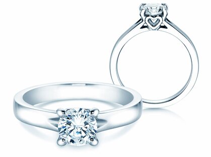 Verlobungsring Romance in Platin 950/- mit Diamant 1,00ct G/SI